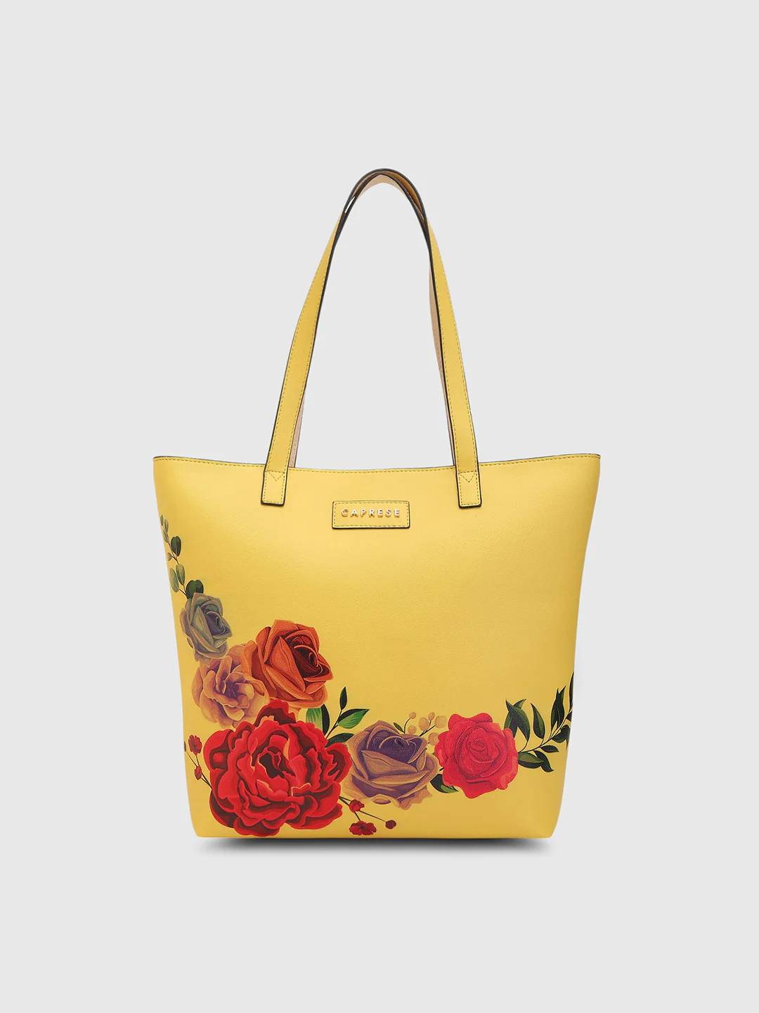 Caprese Zaria Large Light Yellow Tote Bag - Image 5