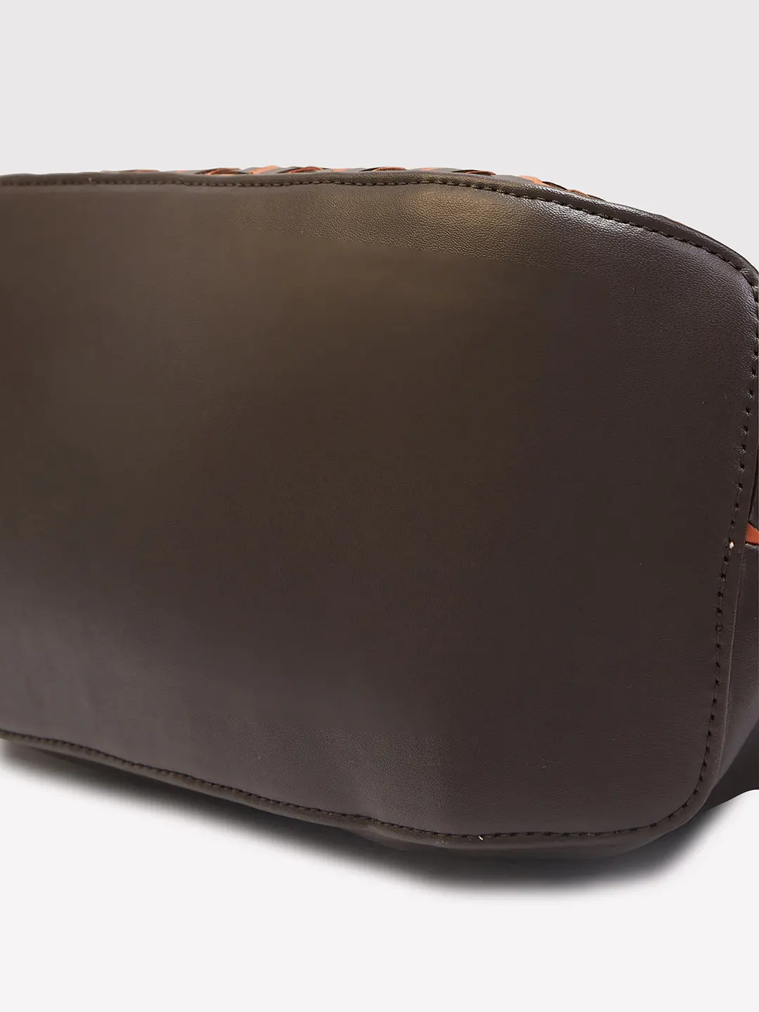 Caprese Zeta Medium Quilted Chocolate Satchel Bag - Image 6