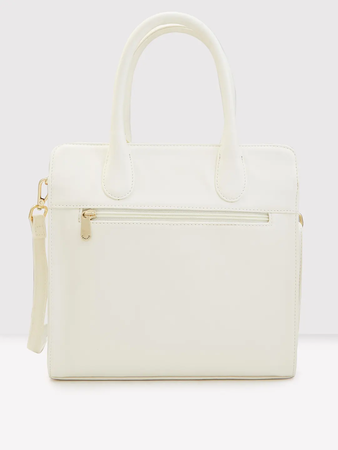 Caprese Zeta Medium Vanila Tote Bag - Image 3