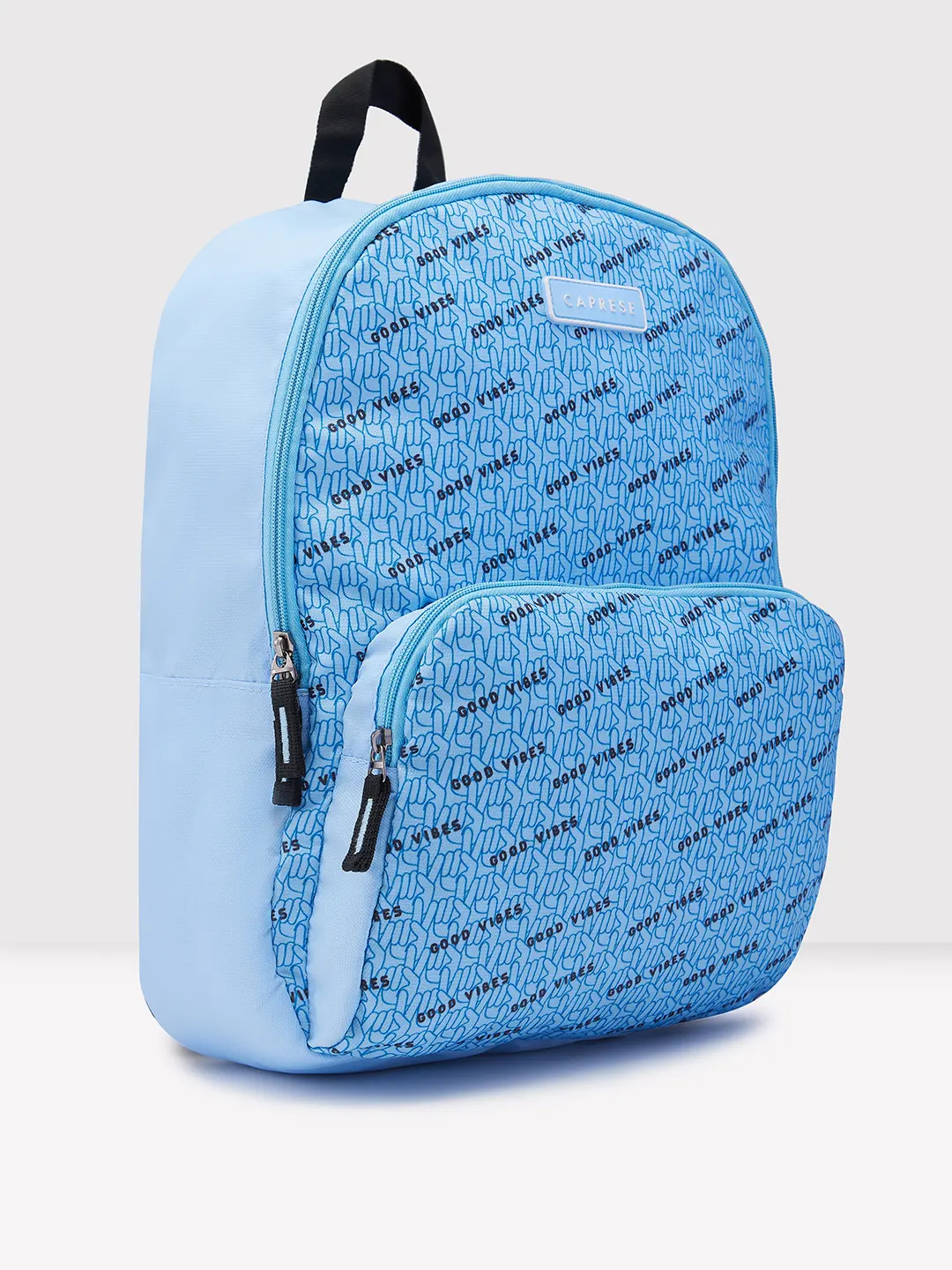 Caprese Zoe Large Light Blue Backpack - Image 5