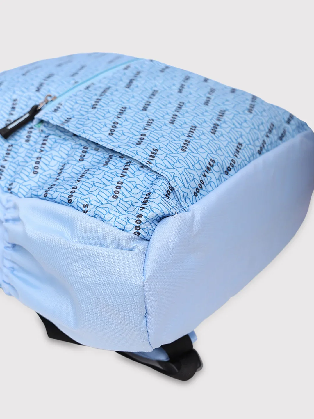 Caprese Zoe Large Light Blue Laptop Backpack - Image 6