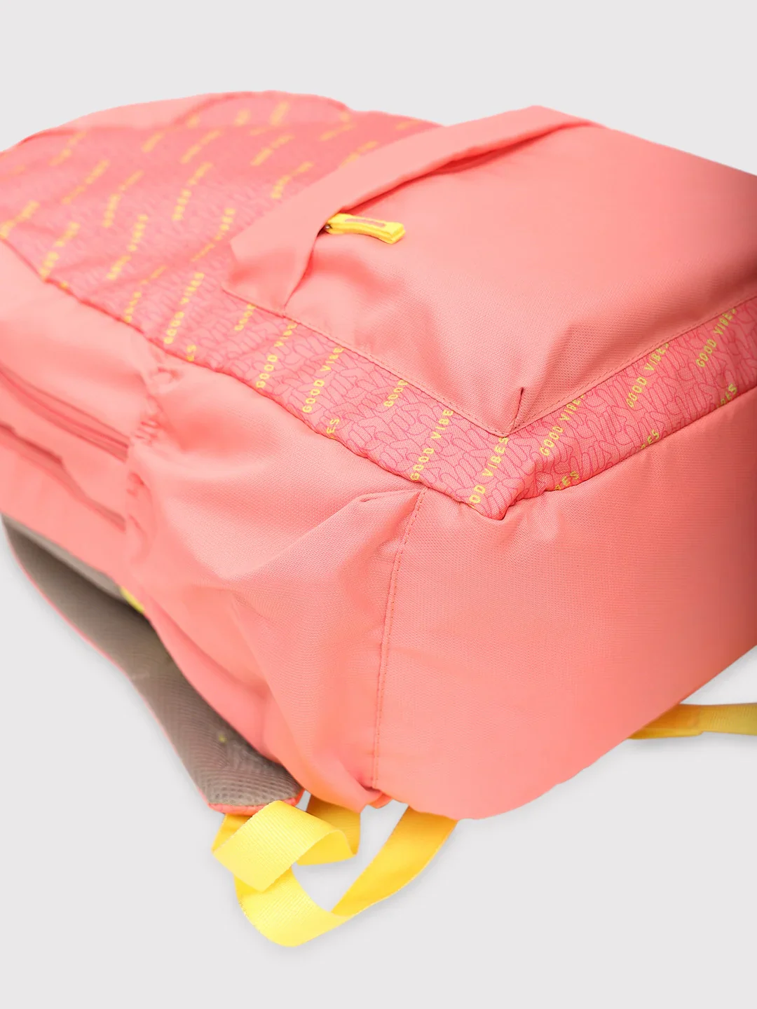 Caprese Zoe X-Large Peach Laptop Backpack - Image 6