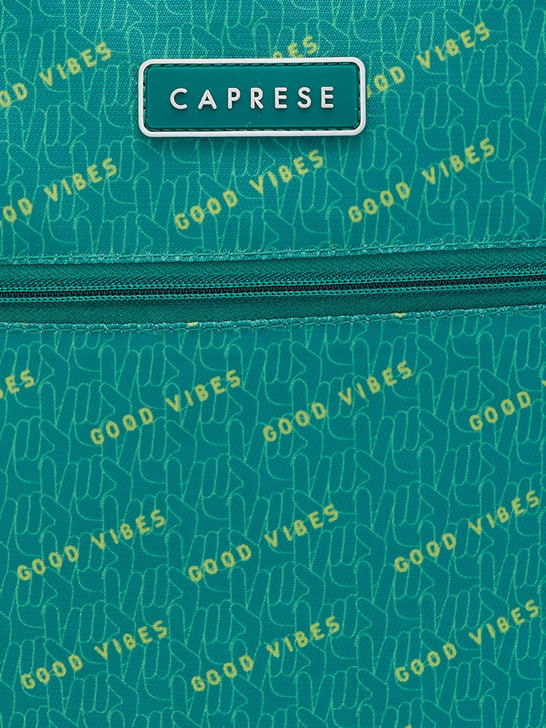 Caprese Zoe Large Sage Green School Backpack - Image 5