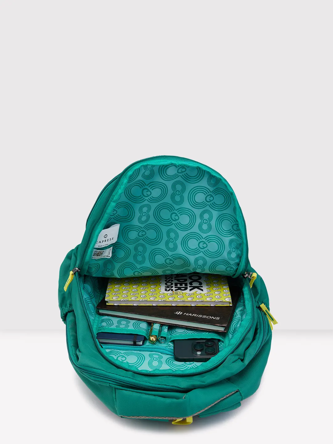 Caprese Zoe Large Sage Green School Backpack - Image 7