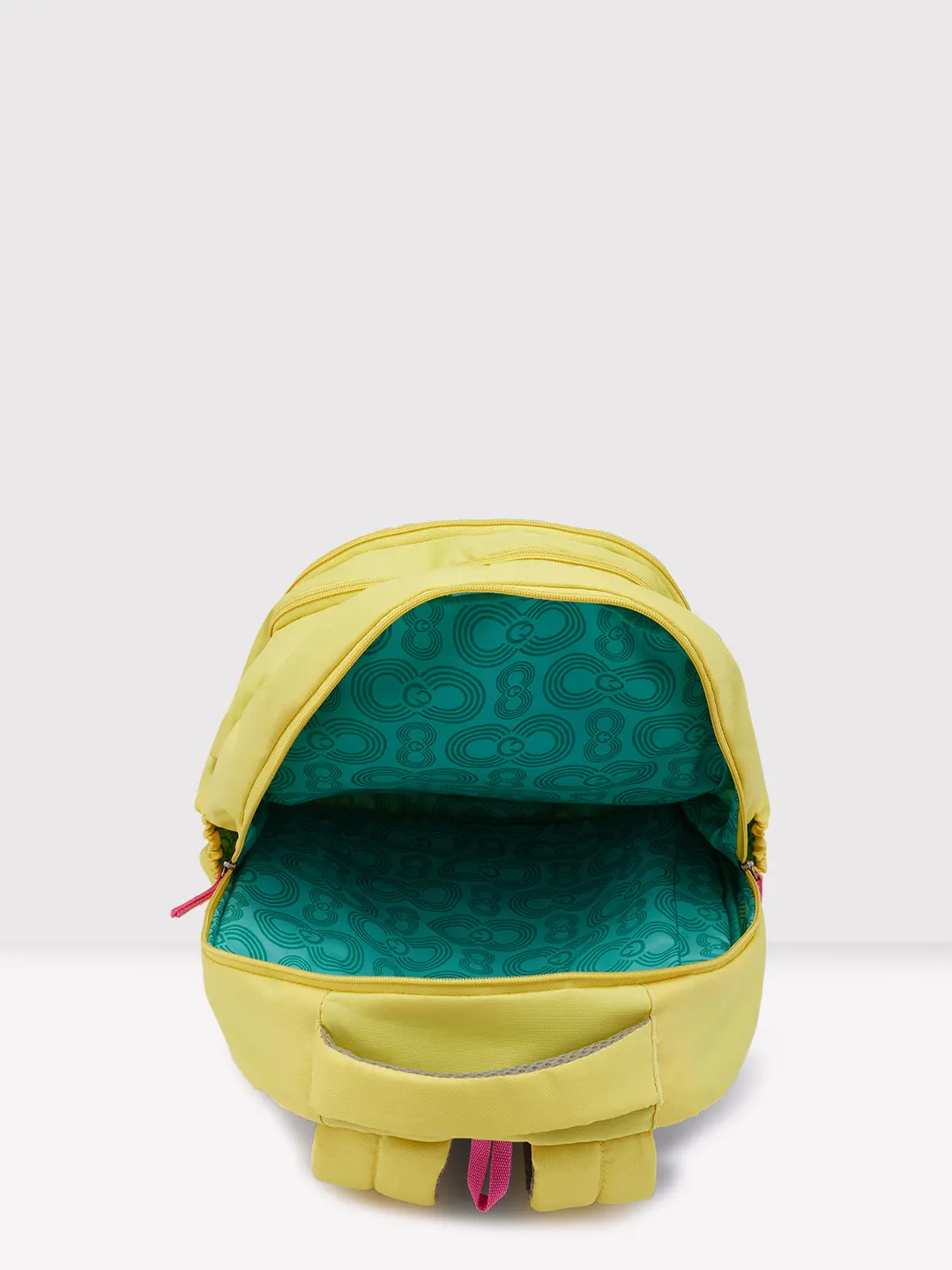 Caprese Zoe Large Yellow School Backpack - Image 10