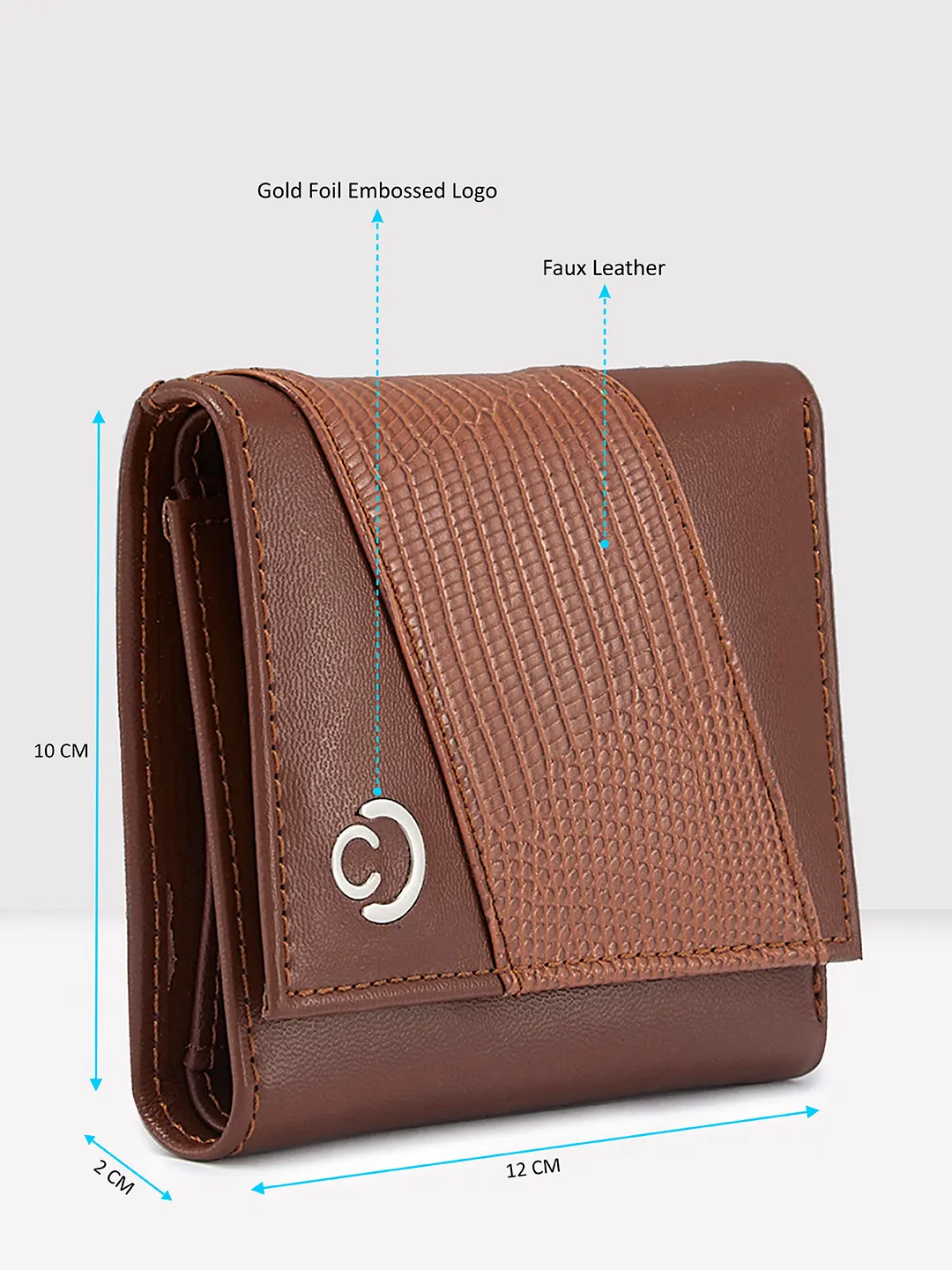 Caprese Zoey Small Tan Wallet - Image 6