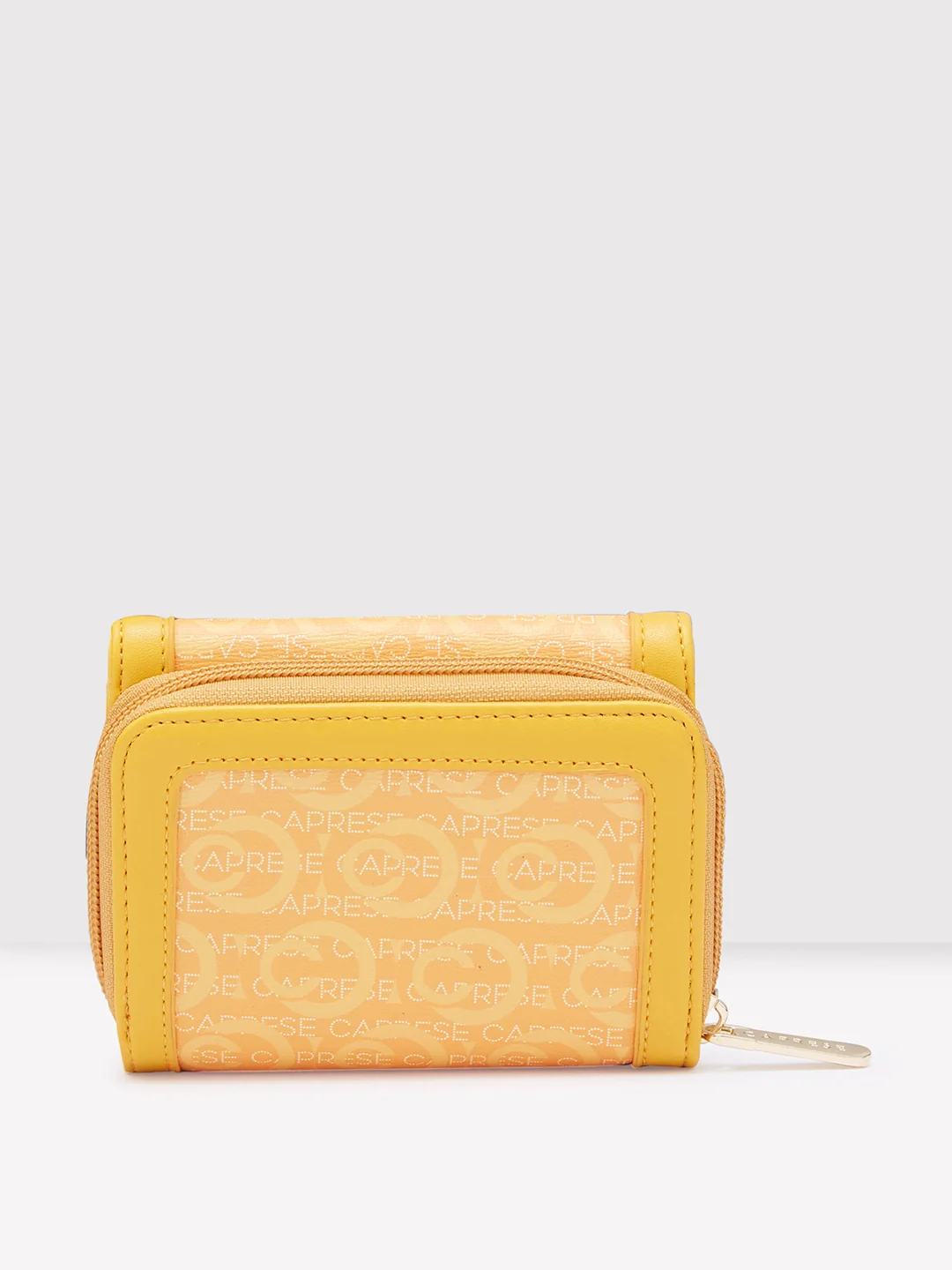Caprese Cleo Small Yellow Wallet - Image 3