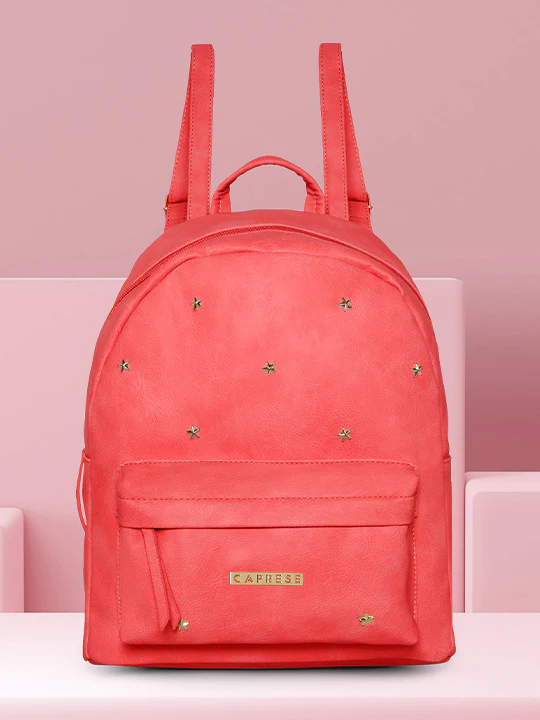 Caprese Dia Medium Orange Backpack - Image 3