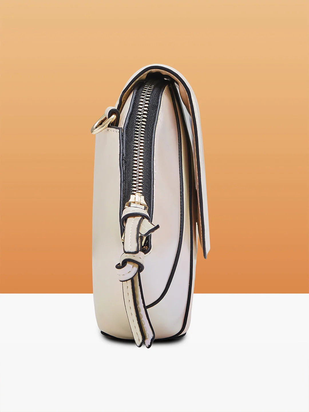 Caprese Evening Affair Large White Clutch - Image 8