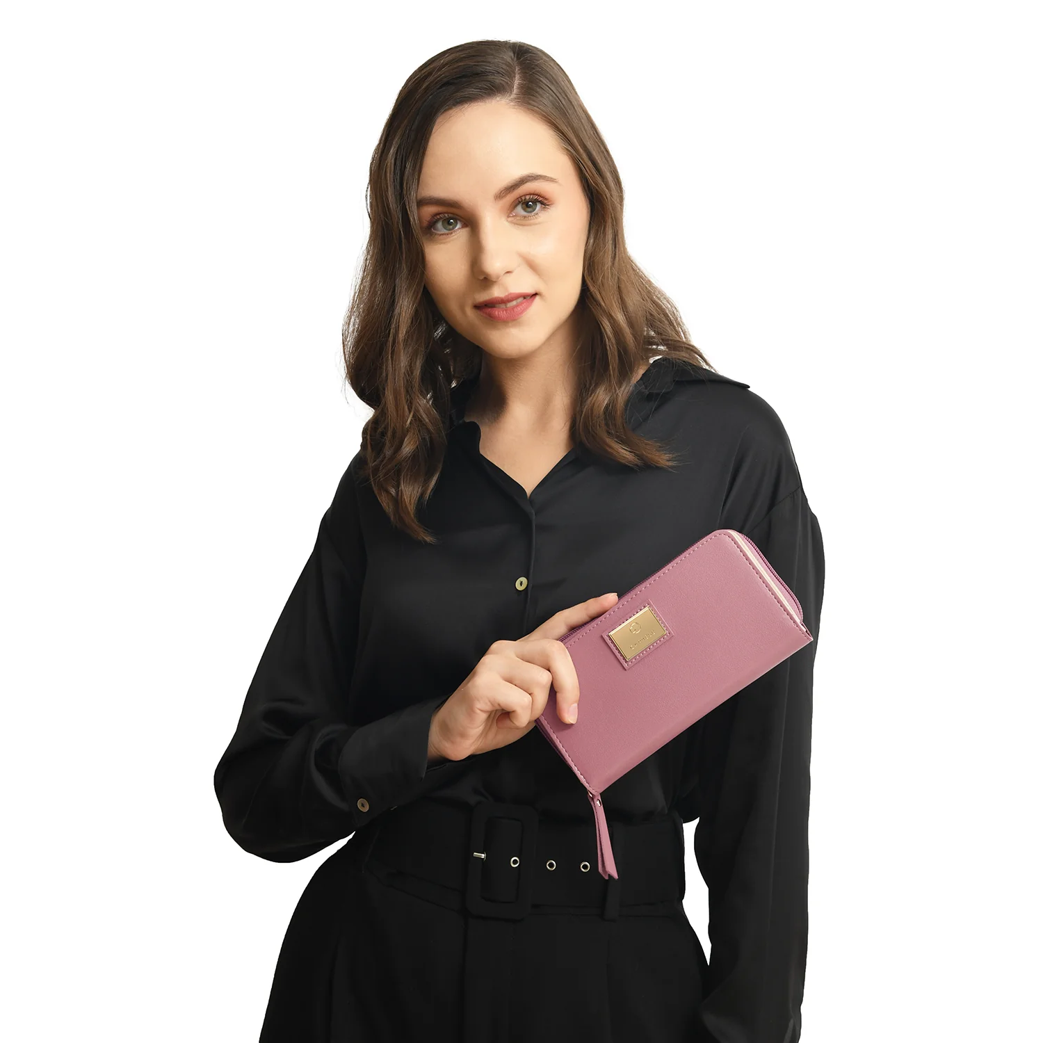 Caprese Kiko Large Pink Wallet - Image 2