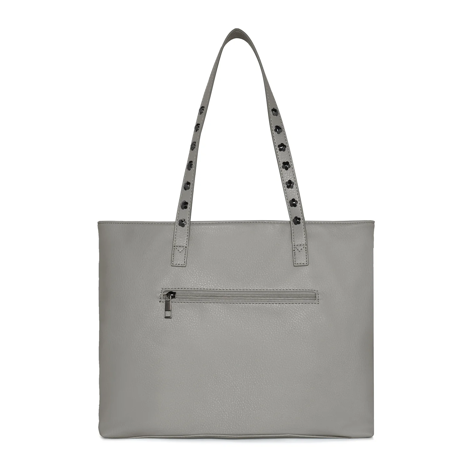 Caprese Merona Large Grey Tote Bag - Image 4