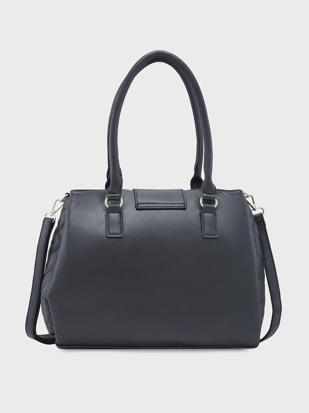 Caprese Sabrina Medium Black Satchel Bag - Image 3