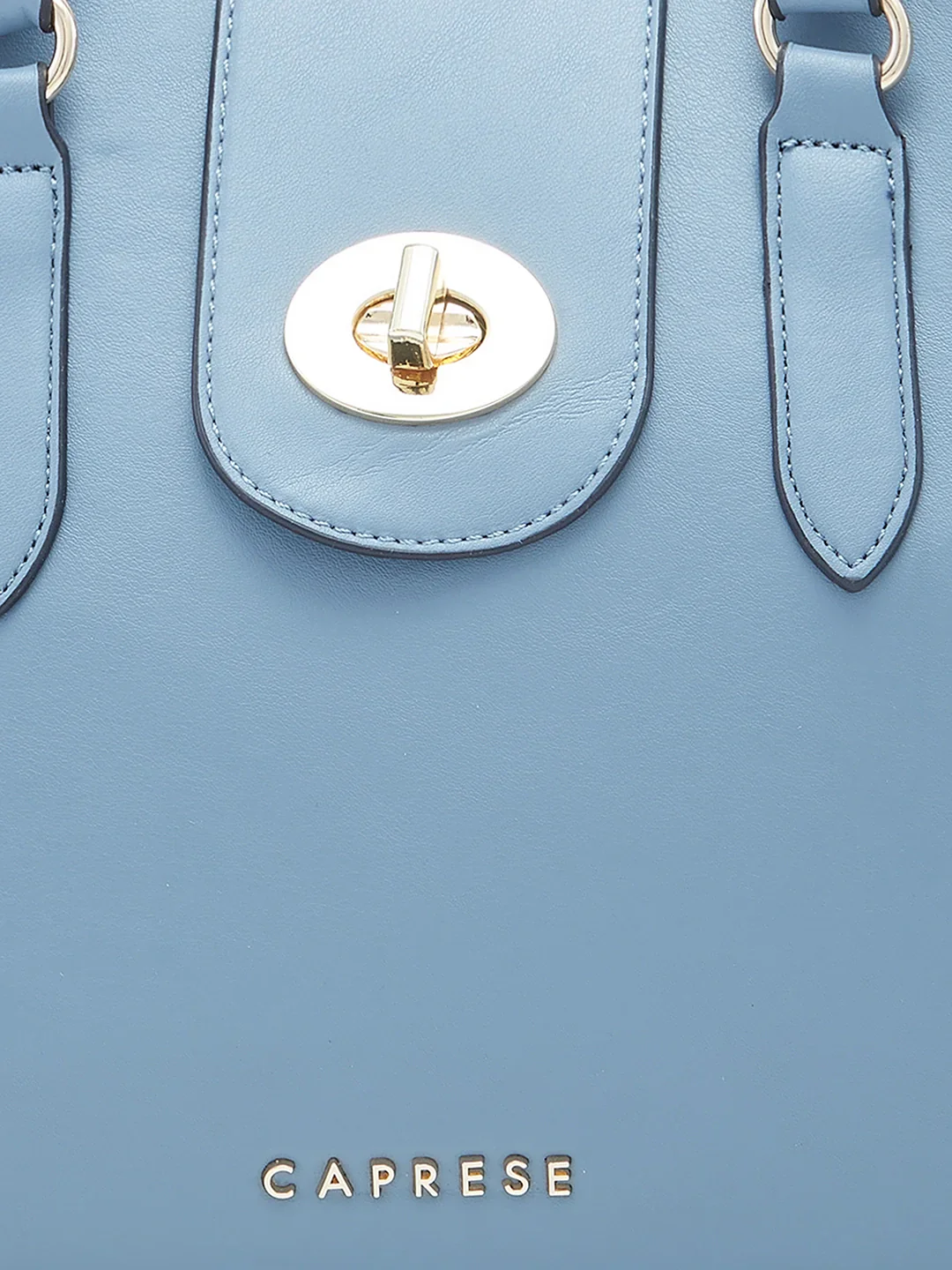 Caprese Sabrina Medium Powder Blue Satchel Bag - Image 10